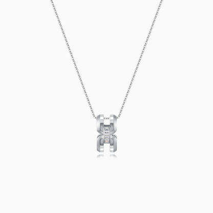 Intertwine Series-Frosted Gold Necklace