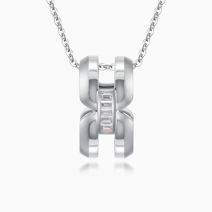 Intertwine Series-Frosted Gold Necklace