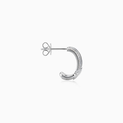 Intertwine Series-Diamond-set Earrings