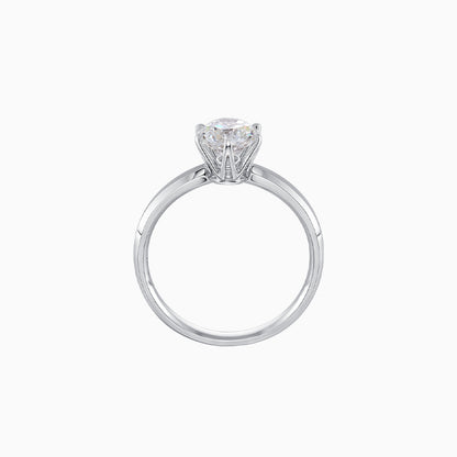 Michal's Wedding Series Frosted Gold Ring 1ct