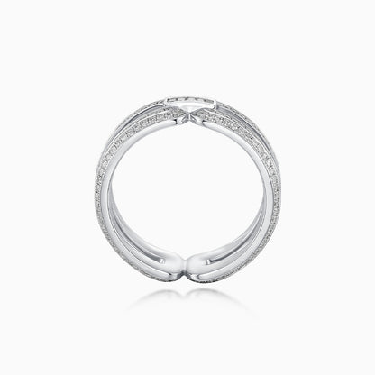 Intertwine Series-Diamond-set Ring
