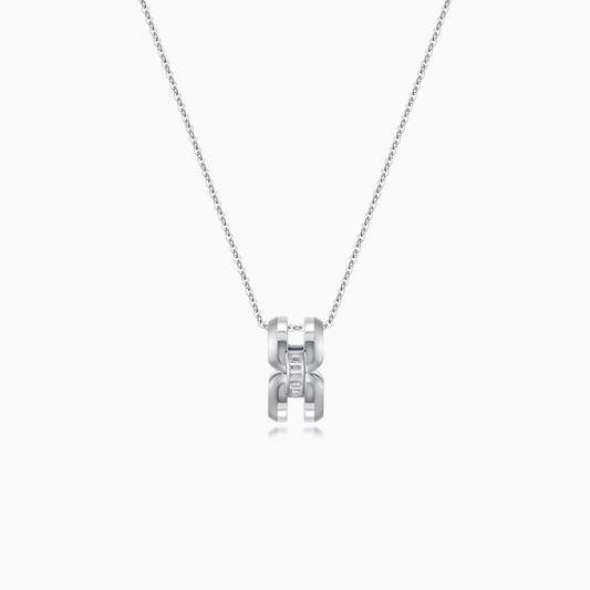 Intertwine Series-Frosted Gold Necklace