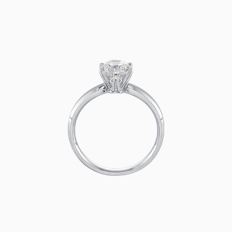 Michal's Wedding Series Frosted Gold Ring 1ct