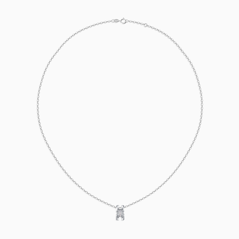 Intertwine Series-Frosted Gold Necklace