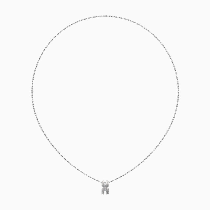 Intertwine Series-Diamond-set Necklace