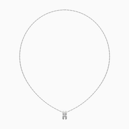 Intertwine Series-Diamond-set Necklace